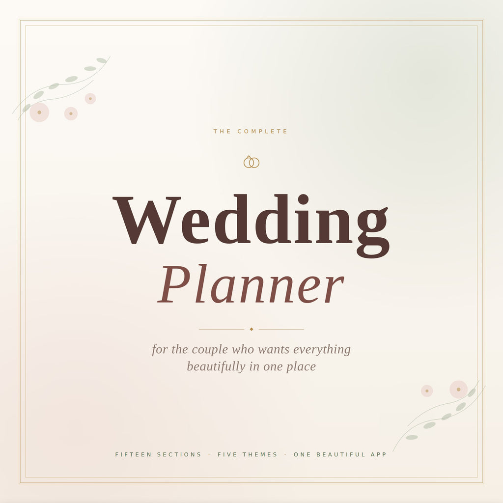The Digital Wedding Planner