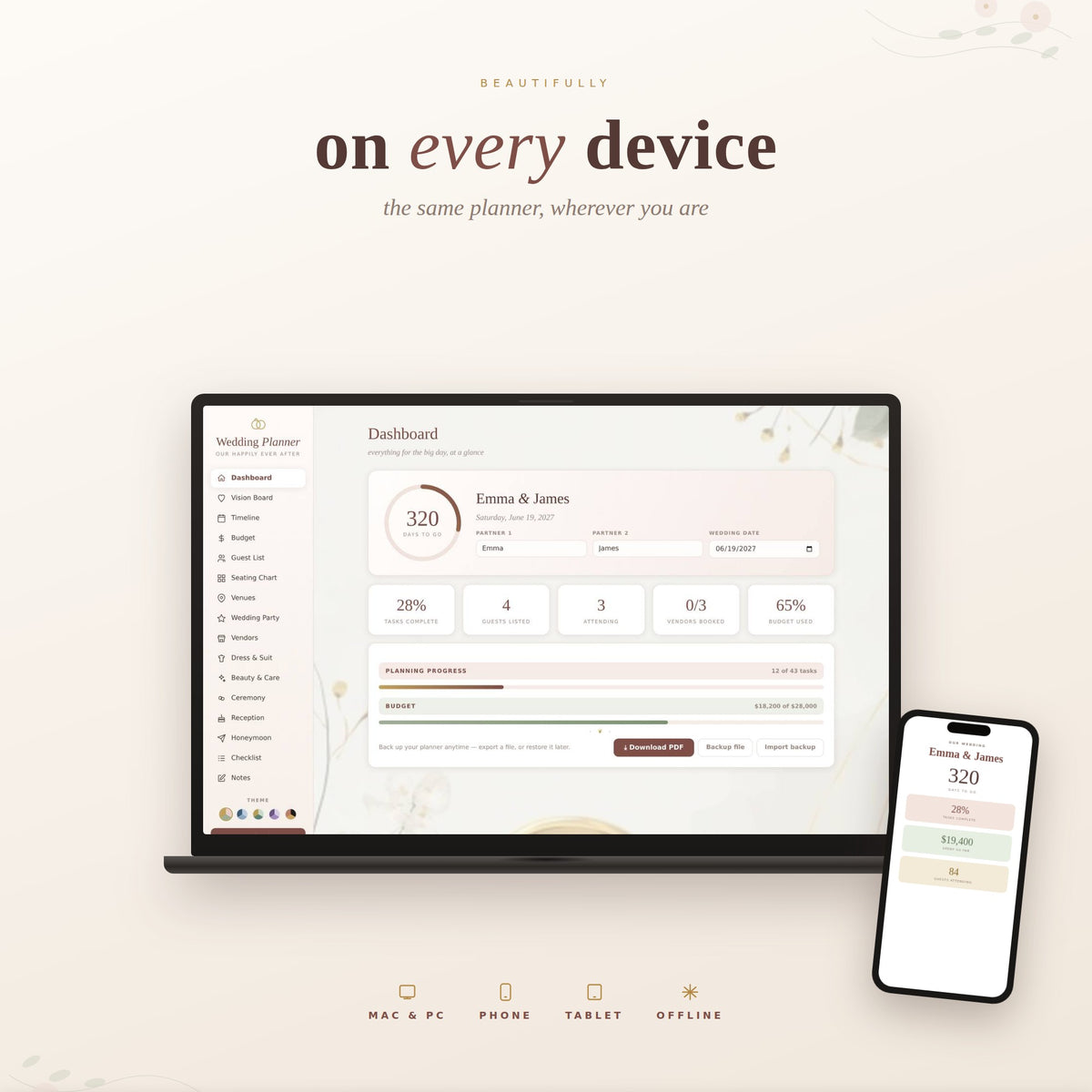 The Digital Wedding Planner