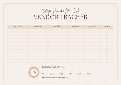 The Digital Wedding Planner